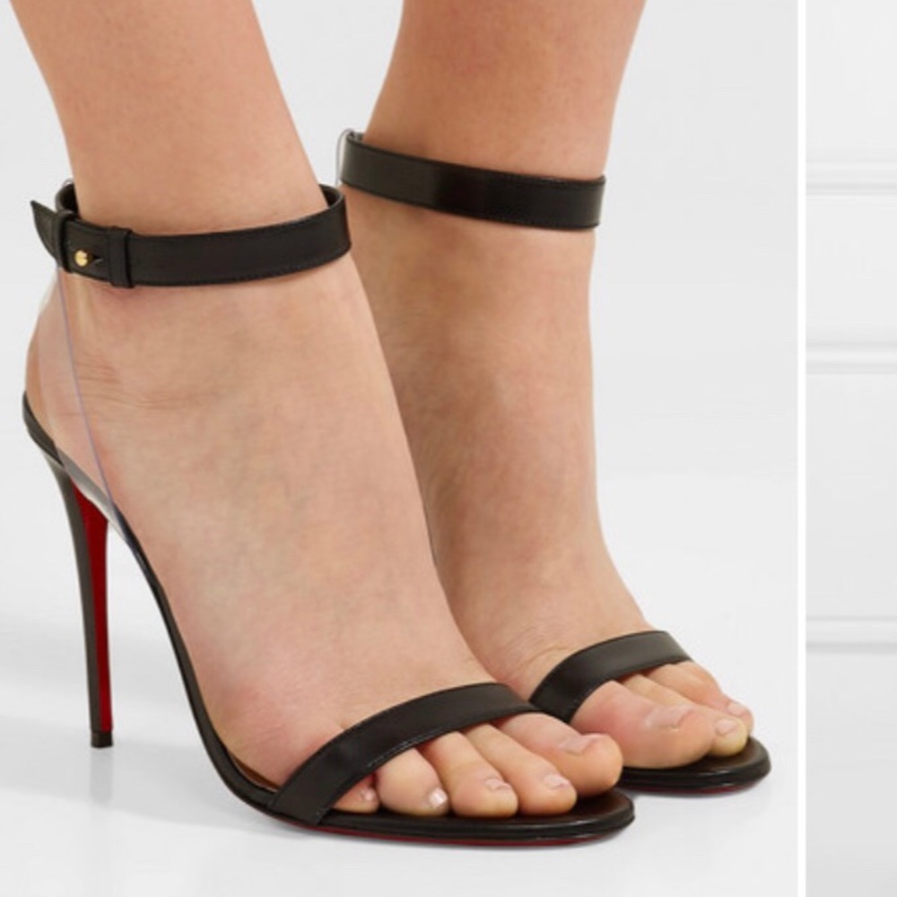 Christian Louboutin Jonatina 100 PVC- sandals